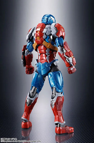 Tech-on Avengers - Captain America - S.H.Figuarts - (Tech-on Avengers) (Bandai Spirits)ㅤ – Bandai Spirits – ActionFigureBrasil — com base expositora