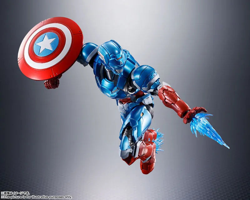 Tech-on Avengers - Captain America - S.H.Figuarts - (Tech-on Avengers) (Bandai Spirits)ㅤ – Bandai Spirits – ActionFigureBrasil