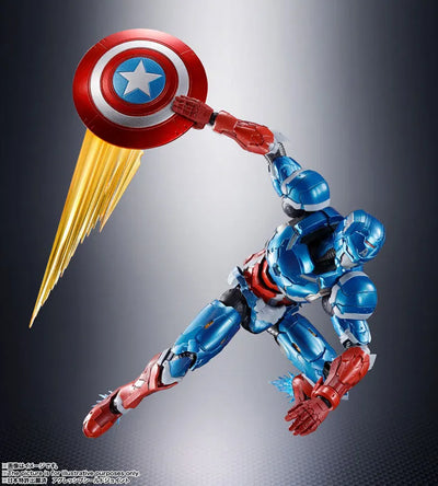 Tech-on Avengers - Captain America - S.H.Figuarts - (Tech-on Avengers) (Bandai Spirits)ㅤ – Bandai Spirits – ActionFigureBrasil — close
