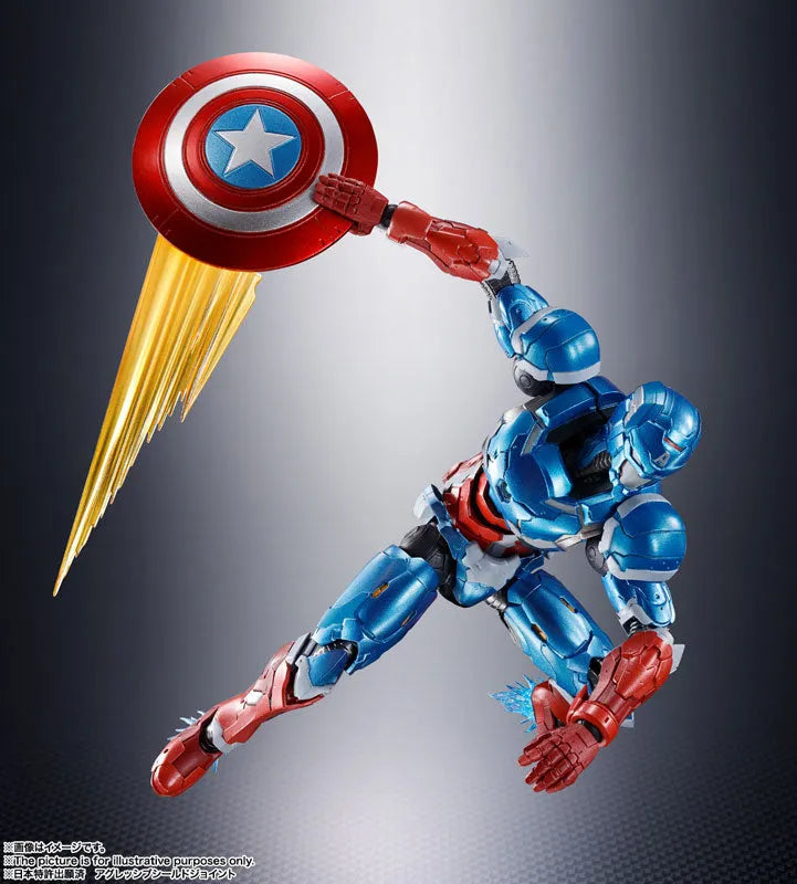 Tech-on Avengers - Captain America - S.H.Figuarts - (Tech-on Avengers) (Bandai Spirits)ㅤ – Bandai Spirits – ActionFigureBrasil