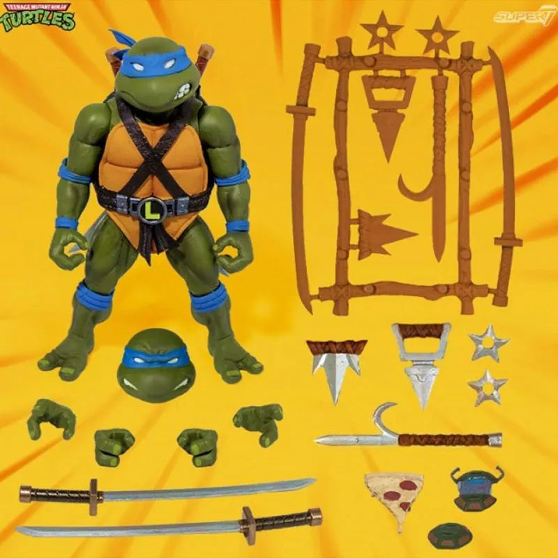 Teenage Mutant Ninja Turtles Leonardo Ultimate Action Figureㅤ – Super 7 – ActionFigure Brasil