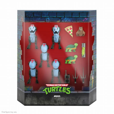 Teenage Mutant Ninja Turtles Mouser Ultimate 3 Inch Action Figure 5PKㅤ – Super 7 – ActionFigureBrasil — detalhe do produto