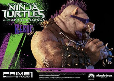 Teenage Mutant Ninja Turtles: Out of the Shadows - Bebop - Premium Masterline PMTMNT-01 - 1/4 (Prime 1 Studio)ㅤ – Prime 1 Studio – ActionFigureBrasil — ângulo diferente