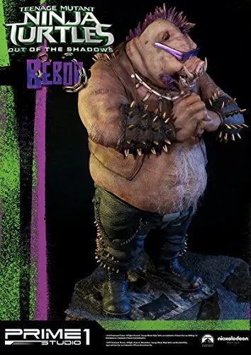 Teenage Mutant Ninja Turtles: Out of the Shadows - Bebop - Premium Masterline PMTMNT-01 - 1/4 (Prime 1 Studio)ㅤ – Prime 1 Studio – ActionFigureBrasil — iluminação de estúdio