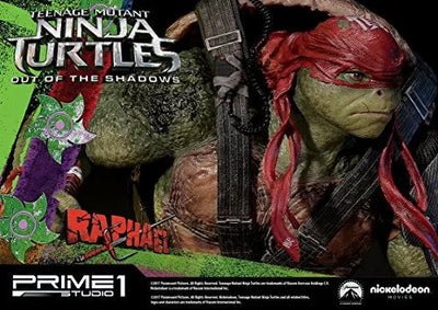 Teenage Mutant Ninja Turtles: Out of the Shadows - Raphael - Museum Masterline Series PMTMNT-03 - 1/4 (Prime 1 Studio)ㅤ – Prime 1 Studio – ActionFigureBrasil — com base expositora