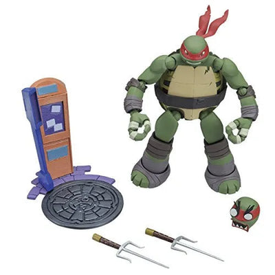 Teenage Mutant Ninja Turtles - Raphael - Revoltech (Kaiyodo)ㅤ – Kaiyodo – ActionFigureBrasil — ângulo diferente