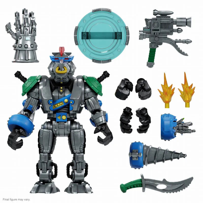 Teenage Mutant Ninja Turtles Robotic Bebop Ultimate Action Figureㅤ – Super 7 – ActionFigureBrasil