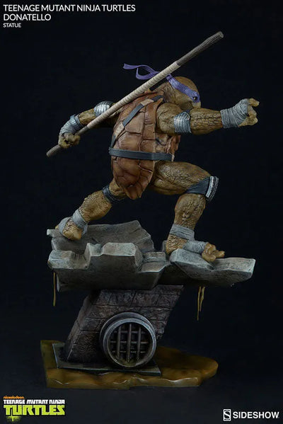 Teenage Mutant Ninja Turtles - Statue Donatello by Paolo Riveraㅤ – Sideshow Collectibles – ActionFigureBrasil — close