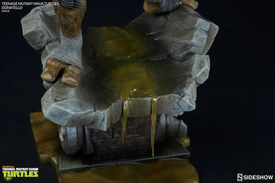 Teenage Mutant Ninja Turtles - Statue Donatello by Paolo Riveraㅤ – Sideshow Collectibles – ActionFigureBrasil — ângulo diferente
