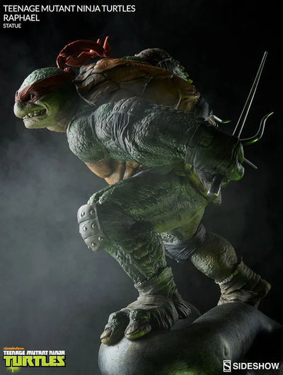 Teenage Mutant Ninja Turtles - Statue Raffaello by Paolo Riveraㅤ – Sideshow Collectibles – ActionFigureBrasil — ângulo diferente