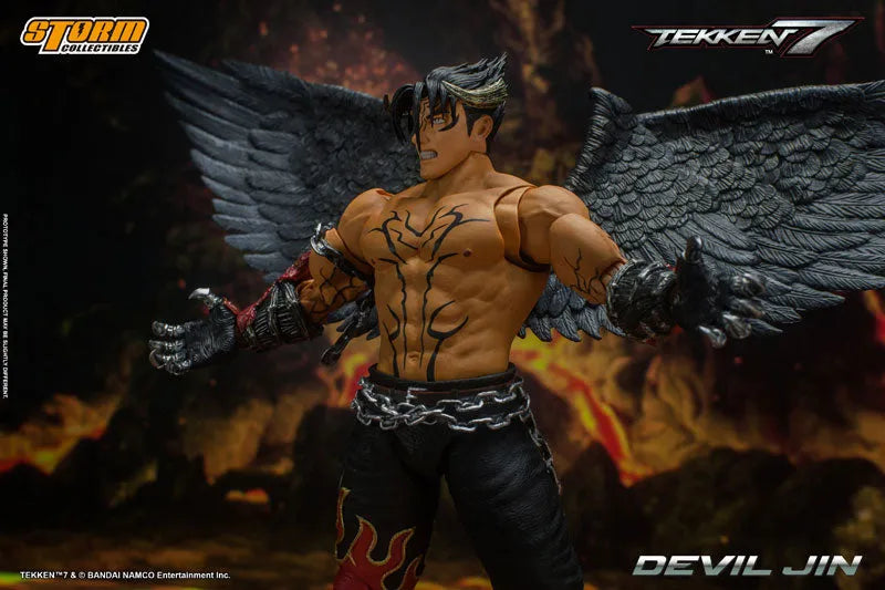 Tekken 7 Action Figure Devil Jinㅤ – Storm Collectibles – ActionFigureBrasil
