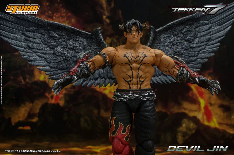 Tekken 7 Action Figure Devil Jinㅤ – Storm Collectibles – ActionFigureBrasil