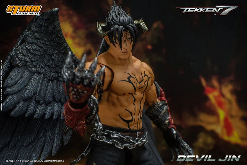 Tekken 7 Action Figure Devil Jinㅤ – Storm Collectibles – ActionFigureBrasil