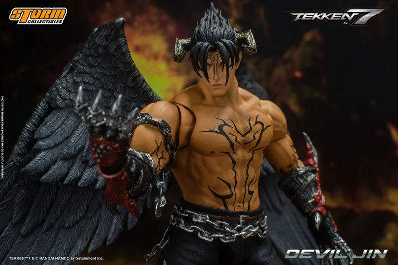 Tekken 7 Action Figure Devil Jinㅤ – Storm Collectibles – ActionFigureBrasil