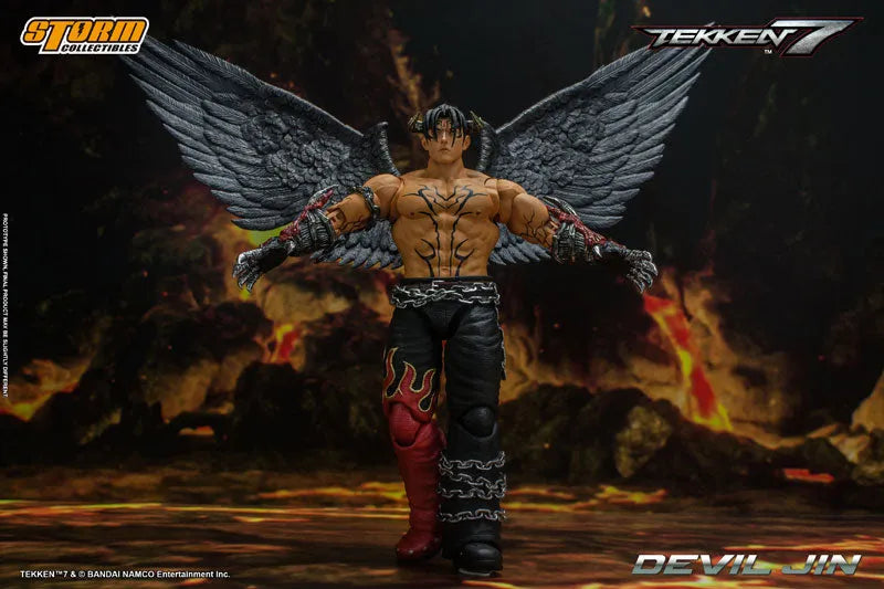 Tekken 7 Action Figure Devil Jinㅤ – Storm Collectibles – ActionFigureBrasil
