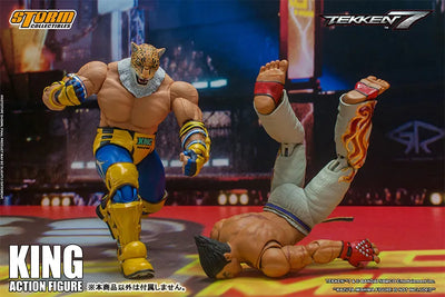 Tekken 7 Action Figure Kingㅤ – Storm Collectibles – ActionFigureBrasil — iluminação de estúdio