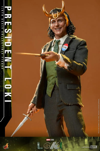 Television Masterpiece - Loki - President Loki - 1/6 (Hot Toys)ㅤ – Hot Toys – ActionFigureBrasil — detalhe do produto