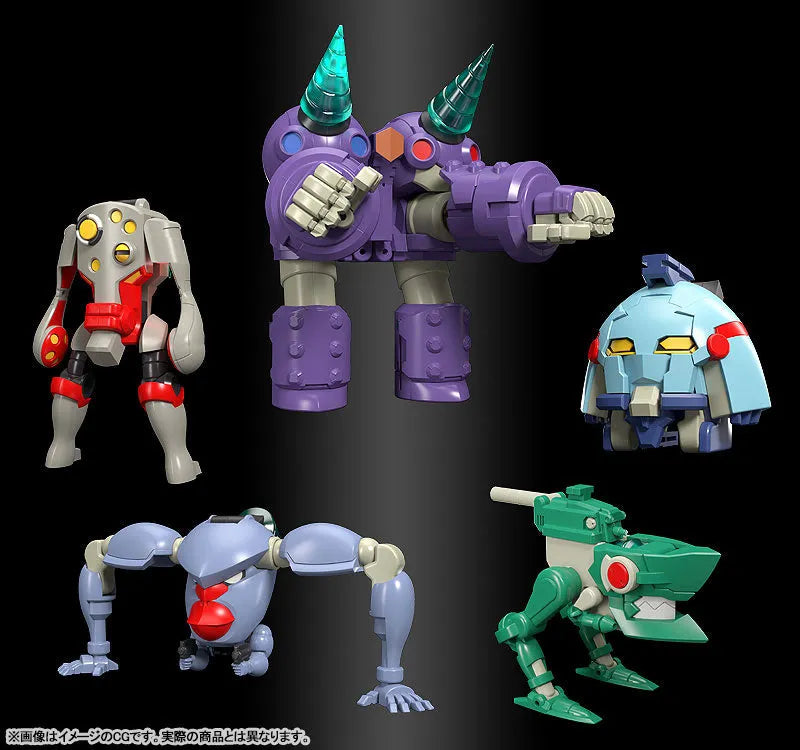 Tengen Toppa Gurren-Lagann - Dayakkaiser - Einzer - Gurren-Lagann - Infinite Combining Gurren Dan Lagann - Kidknuckle - King Kittan - Kiyalunga - Mo-Shogun - Sawzorthn - Twinboekun - THE GATTAI (Good Smile Company)ㅤ – Good Smile Company – ActionFigure Brasil