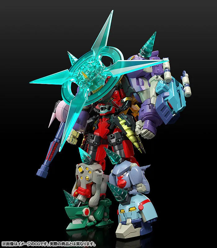 Tengen Toppa Gurren-Lagann - Dayakkaiser - Einzer - Gurren-Lagann - Infinite Combining Gurren Dan Lagann - Kidknuckle - King Kittan - Kiyalunga - Mo-Shogun - Sawzorthn - Twinboekun - THE GATTAI (Good Smile Company)ㅤ – Good Smile Company – ActionFigure Brasil