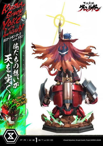Tengen Toppa Gurren-Lagann - Kamina - Lagann - Simon - Yoko Littner - Ultimate Premium Masterline UPMGL-01 - 1/4 (Prime 1 Studio)ㅤ – Prime 1 Studio – ActionFigure Brasil — ângulo diferente