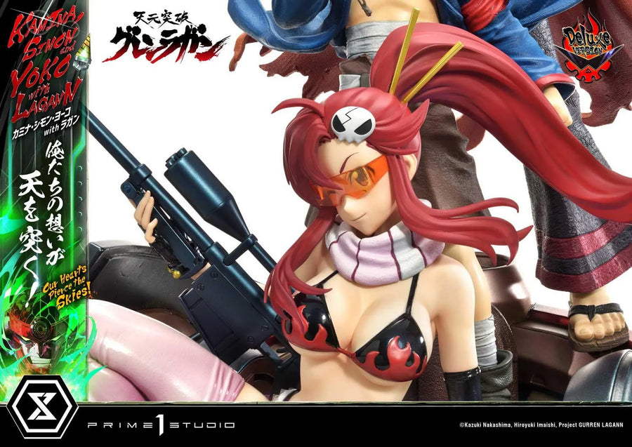 Tengen Toppa Gurren-Lagann - Kamina - Lagann - Simon - Yoko Littner - Ultimate Premium Masterline UPMGL-01DX - 1/4 - DX Version (Prime 1 Studio)ㅤ – Prime 1 Studio – ActionFigure Brasil