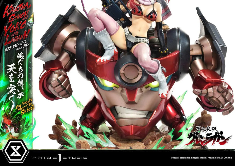 Tengen Toppa Gurren-Lagann - Kamina - Lagann - Simon - Yoko Littner - Ultimate Premium Masterline UPMGL-01DX - 1/4 - DX Version (Prime 1 Studio)ㅤ – Prime 1 Studio – ActionFigure Brasil