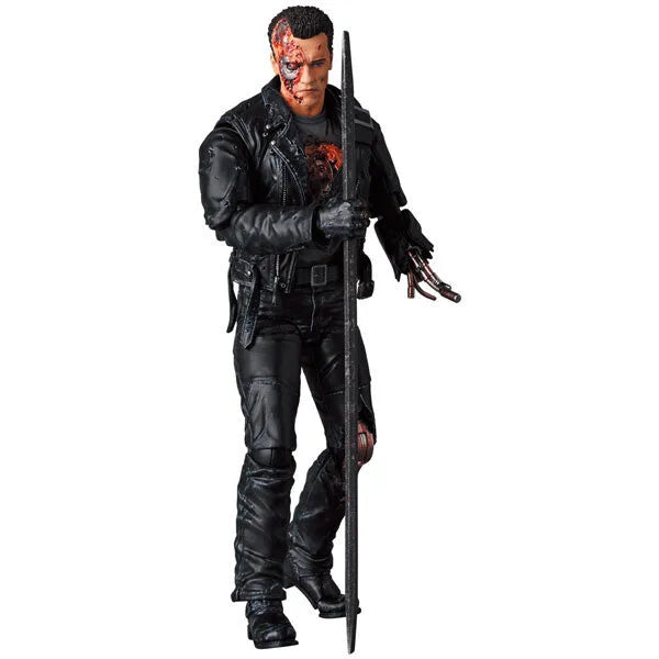 Terminator 2: Judgment Day - T-800 - Mafex  No. 191 - T2: Battle Damage Ver. (Medicom Toy)ㅤ – Medicom Toy – ActionFigure Brasil