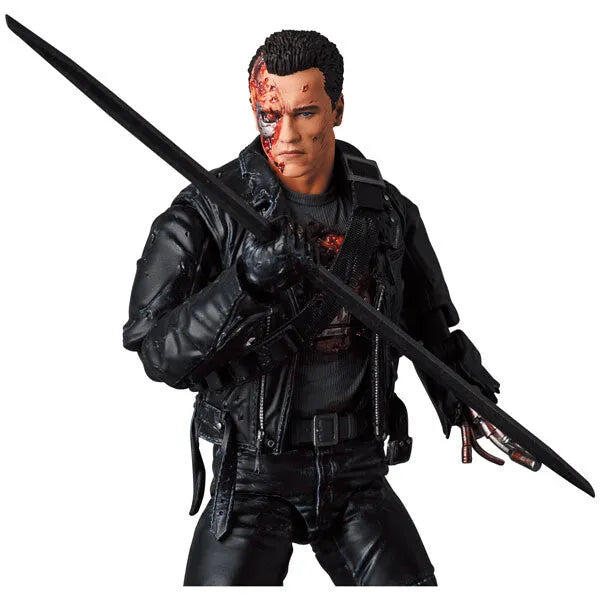 Terminator 2: Judgment Day - T-800 - Mafex  No. 191 - T2: Battle Damage Ver. (Medicom Toy)ㅤ – Medicom Toy – ActionFigure Brasil