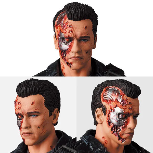 Terminator 2: Judgment Day - T-800 - Mafex  No. 191 - T2: Battle Damage Ver. (Medicom Toy)ㅤ – Medicom Toy – ActionFigure Brasil