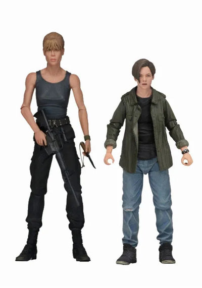 Terminator 2 / Sarah Connor & John Connor Ultimate 7 Inch Action Figure 2PKㅤ – Neca – ActionFigure Brasil — ângulo diferente