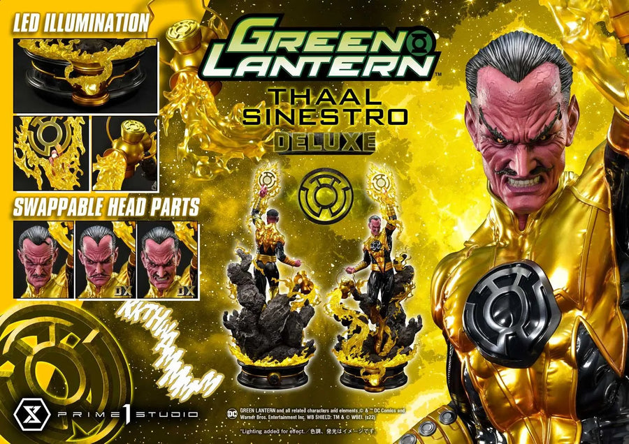 Thaal Sinestro (Deluxe Version) Green Lantern (Comics) – Prime1Studio – ActionFigure Brasil