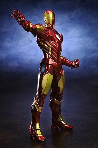 The Avengers - Iron Man - ARTFX+ - Marvel The Avengers ARTFX+ - 1/10 - Red x Gold (Kotobukiya)ㅤ – Kotobukiya – ActionFigureBrasil — ângulo diferente