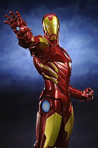 The Avengers - Iron Man - ARTFX+ - Marvel The Avengers ARTFX+ - 1/10 - Red x Gold (Kotobukiya)ㅤ – Kotobukiya – ActionFigureBrasil — embalagem