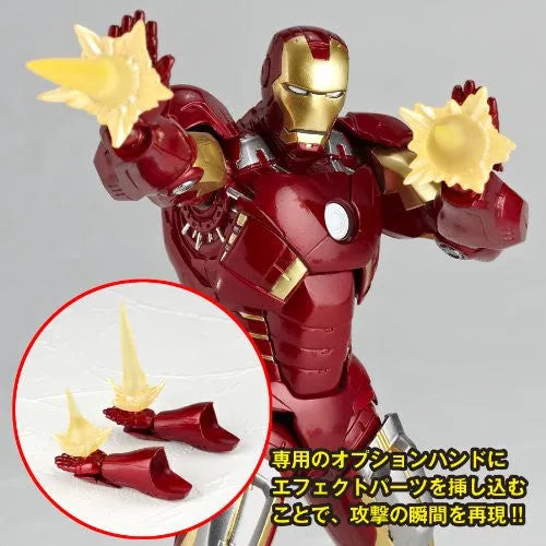 The Avengers - Iron Man Mark VII - Legacy of Revoltech LR-041 - Revoltech - Revoltech SFX #42 (Kaiyodo)ㅤ – Kaiyodo – ActionFigureBrasil