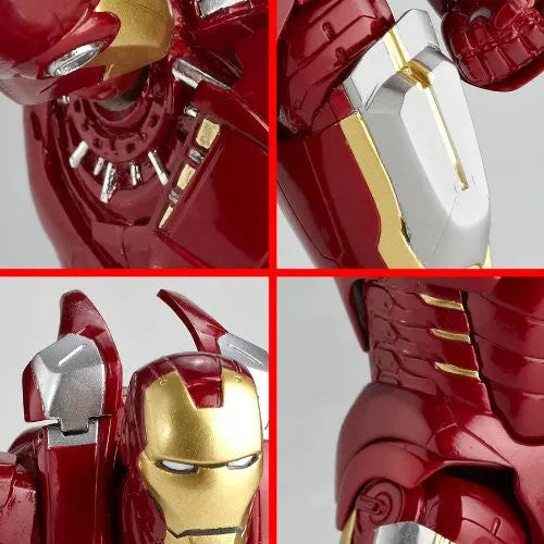 The Avengers - Iron Man Mark VII - Legacy of Revoltech LR-041 - Revoltech - Revoltech SFX #42 (Kaiyodo)ㅤ – Kaiyodo – ActionFigureBrasil