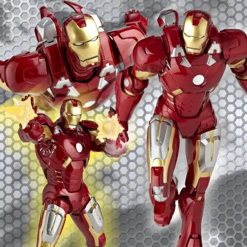 The Avengers - Iron Man Mark VII - Revoltech - Revoltech SFX #42 (Kaiyodo)ㅤ – Kaiyodo – ActionFigureBrasil
