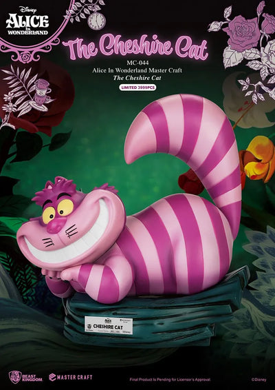 The Cheshire Cat - LIMITED EDITION: 3999 – Beast Kingdom – ActionFigure Brasil — com base expositora