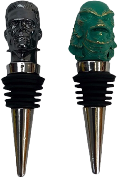 The Creature & Frankenstein Bottle Stopper – Factory Entertainment – ActionFigure Brasil — ângulo diferente