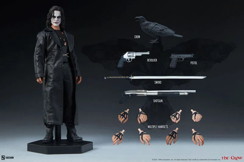 The Crow - 1/6 Scale Fully Poseable Figure: Eric Dravenㅤ – Sideshow Collectibles – ActionFigure Brasil