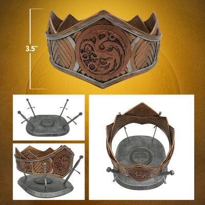 The Crown Of King Viserys Targaryen - LIMITED EDITION: 1000 – Factory Entertainment – ActionFigure Brasil — com base expositora