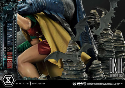 The Dark Knight III: The Master Race - Batman - Robin (Carrie Kelley) - Ultimate Premium Masterline  UPMDC-05 - Dead End - 1/4 (Prime 1 Studio)ㅤ – Prime 1 Studio – ActionFigureBrasil — embalagem