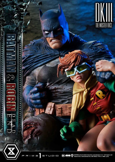 The Dark Knight III: The Master Race - Batman - Robin (Carrie Kelley) - Ultimate Premium Masterline  UPMDC-05 - Dead End - 1/4 (Prime 1 Studio)ㅤ – Prime 1 Studio – ActionFigureBrasil — com base expositora