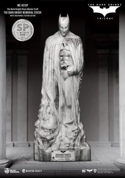 The Dark Knight Memorial (White Faux Marble Texture Edition) - LIMITED EDITION: 999 – Beast Kingdom – ActionFigure Brasil