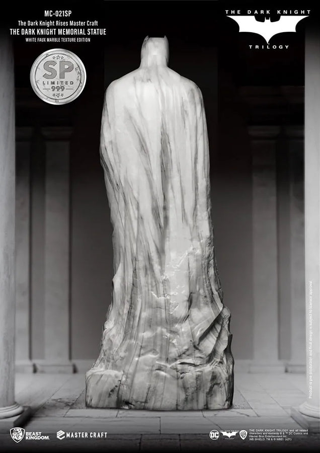 The Dark Knight Memorial (White Faux Marble Texture Edition) - LIMITED EDITION: 999 – Beast Kingdom – ActionFigure Brasil