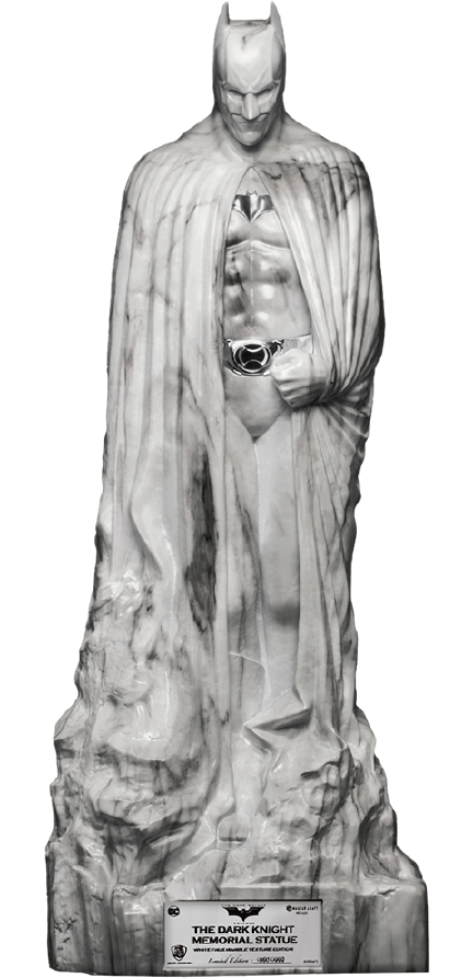 The Dark Knight Memorial (White Faux Marble Texture Edition) - LIMITED EDITION: 999 – Beast Kingdom – ActionFigure Brasil