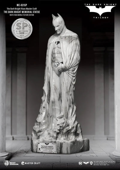 The Dark Knight Memorial (White Faux Marble Texture Edition) - LIMITED EDITION: 999 – Beast Kingdom – ActionFigure Brasil — embalagem