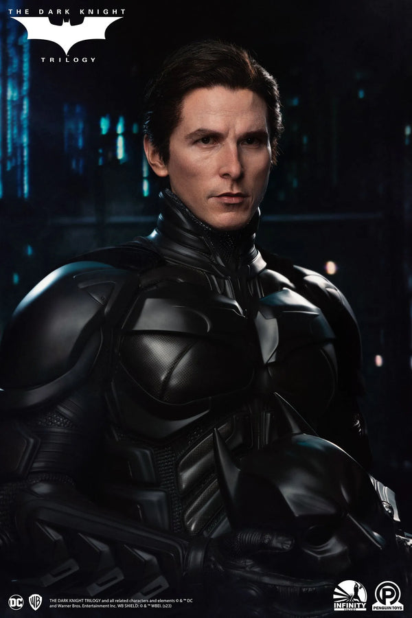 The Dark Knight Trilogy Batman - LIMITED EDITION: 500 – Infinity Studio X Penguin Toys – ActionFigure Brasil