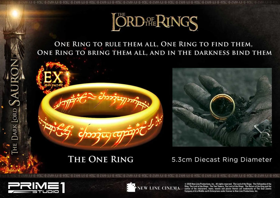 The Dark Lord Sauron (Exclusive Version) The Lord of the Rings: The Return of the King (Film) – Prime1Studio – ActionFigure Brasil