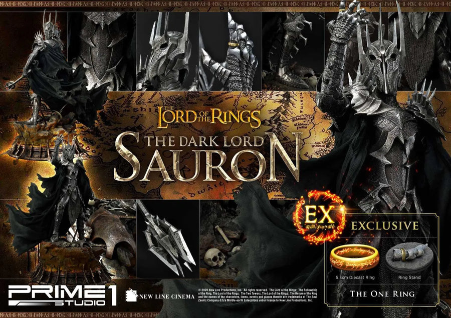 The Dark Lord Sauron (Exclusive Version) The Lord of the Rings: The Return of the King (Film) – Prime1Studio – ActionFigure Brasil
