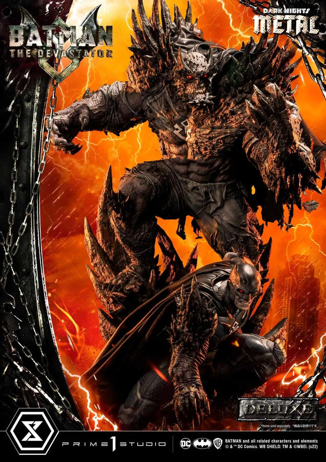 The Devastator (Deluxe Version) Dark Nights: Metal (Comics) – Prime1Studio – ActionFigure Brasil